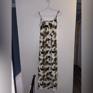 Ardene | White Pineapple Maxi Dress